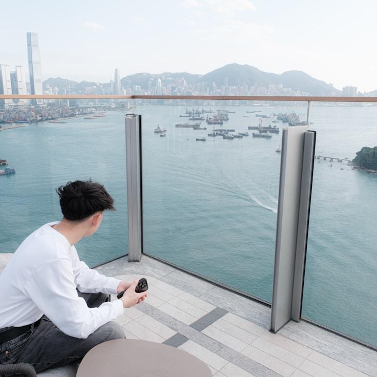 Entertainment zone at night in Switzerland